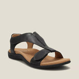 Finola - Sandales orthopédiques noires au style classique