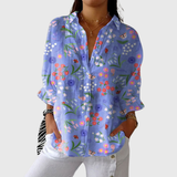 Salomé - Blouse imprimée à imprimé paysager