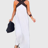 Elena - Robe Maxi Fluide et Élégante