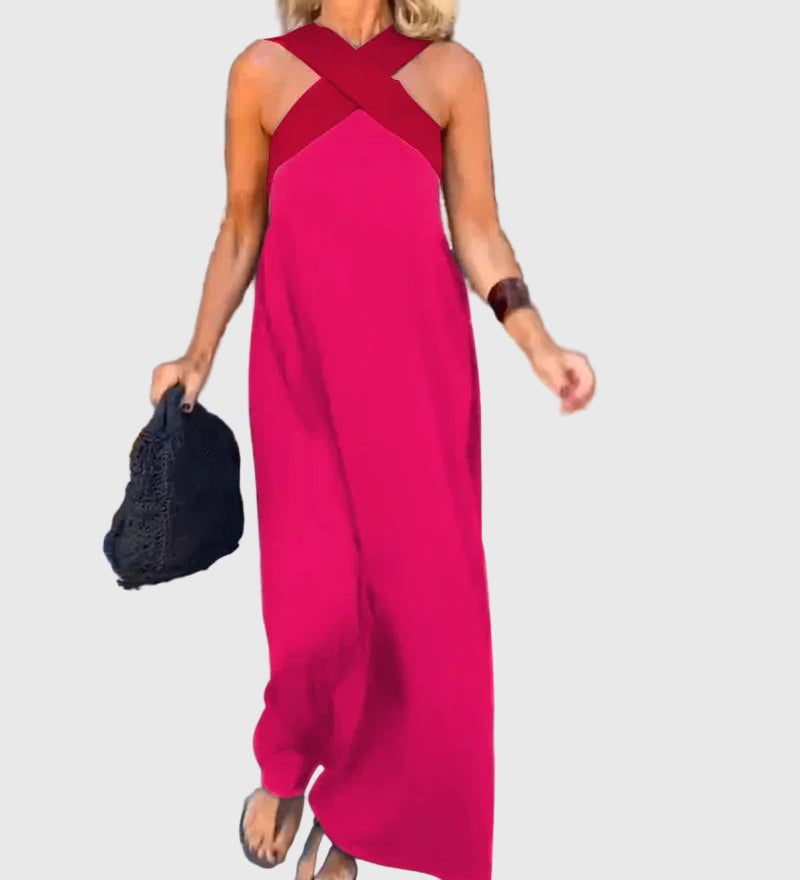 Elena | Robe Maxi Fluide et Élégante