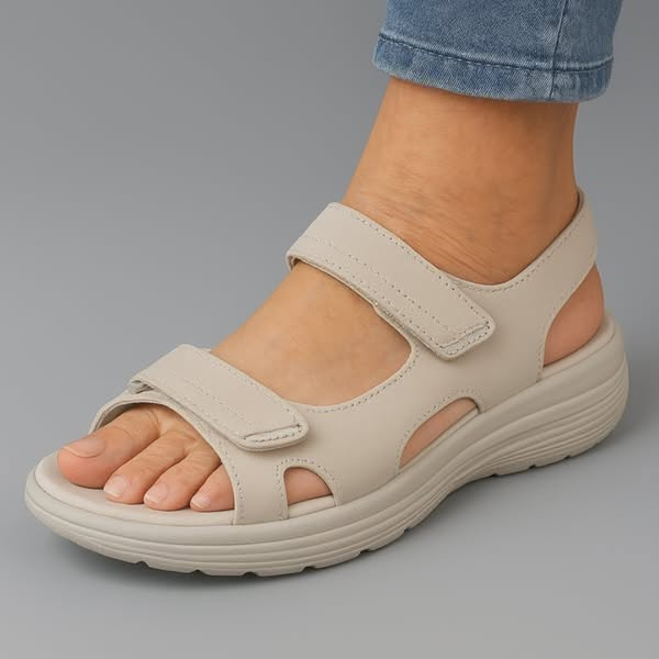 Zara - Sandales orthopédiques dans une ambiance estivale bleue