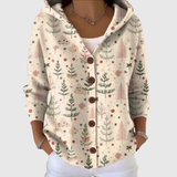 Natacha - Cardigan à capuche en maille en maille fine