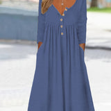 Zara - Robe Midi À Boutons Sur LE Devant