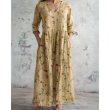 Eleanor - Robe Maxi Florale Vintage