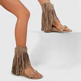 Eira - Sandales à Franges Chic