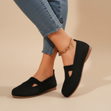 Fiona - Sandales ergonomiques avec une touche rouge