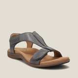 Finola - Sandales orthopédiques noires au style classique