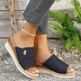 Talia - Sandales ergonomiques en teinte bleue